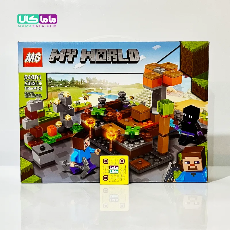 اسباب بازی لگو ماینکرافت سری MY WORLD مجموعه 195 قطعهای 4 اسباب بازی لگو ماینکرافت سری MY WORLD مجموعه 195 قطعهای