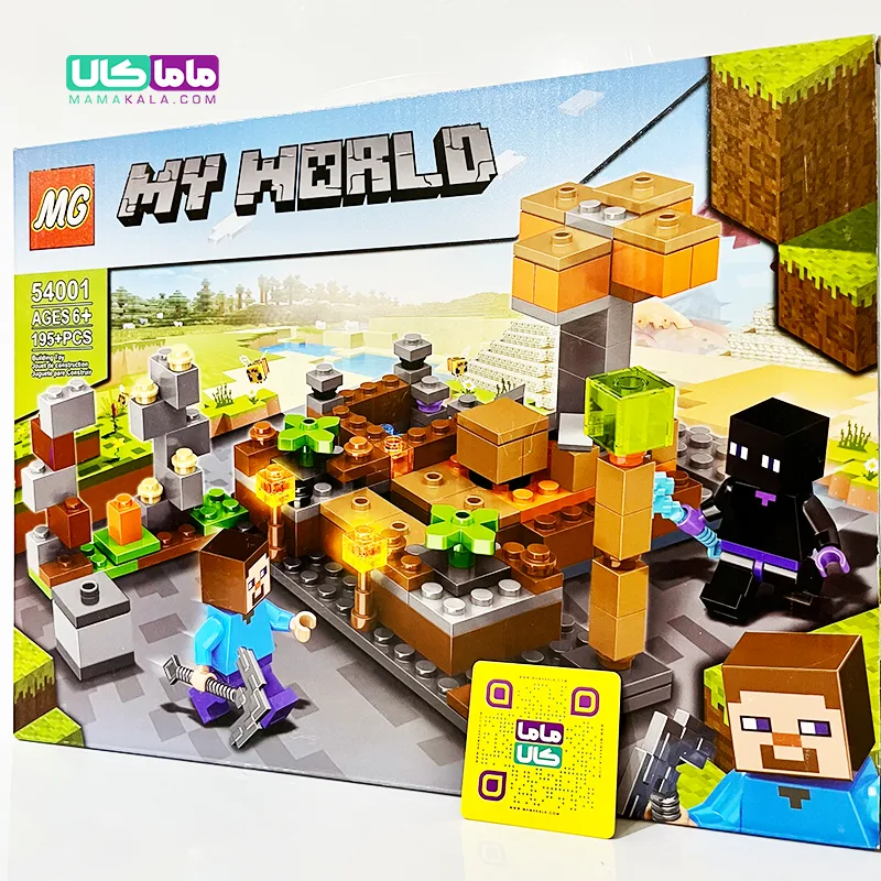 اسباب بازی لگو ماینکرافت سری MY WORLD مجموعه 195 قطعهای 7 اسباب بازی لگو ماینکرافت سری MY WORLD مجموعه 195 قطعهای