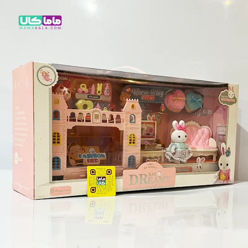 اسباب بازی ست خرگوش با وسایل اتاق TV و تخت دو طبقه برند Dreamy 10 اسباب بازی ست خرگوش با وسایل اتاق TV و تخت دو طبقه برند Dreamy