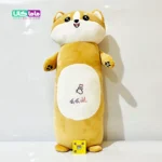 عروسک بالشتی سایز بزرگ مدل سگ قهوه ای 70 سانتیمتر 1 عروسک بالشتی سایز بزرگ مدل سگ قهوه ای 70 سانتیمتر