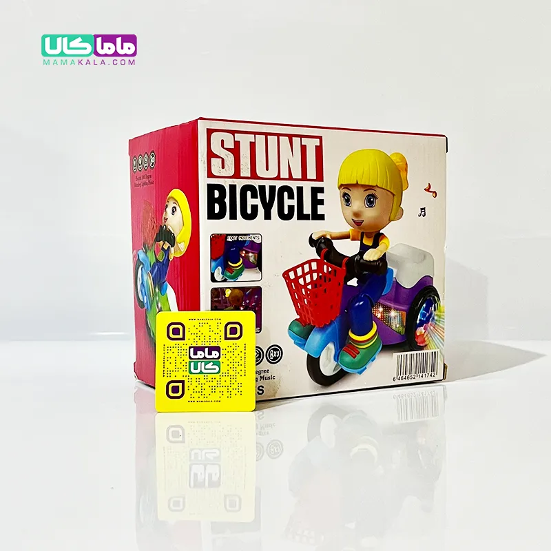 اسباب بازی دختر دوچرخه سوار موزیکال مدل Stunt Bicycle 4 اسباب بازی دختر دوچرخه سوار موزیکال مدل Stunt Bicycle