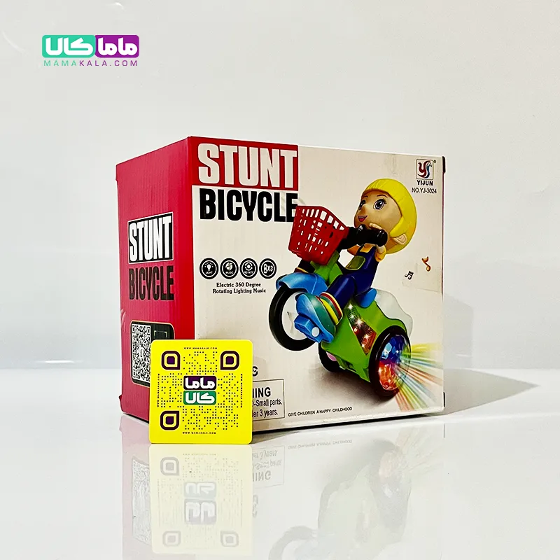 اسباب بازی دختر دوچرخه سوار موزیکال مدل Stunt Bicycle 3 اسباب بازی دختر دوچرخه سوار موزیکال مدل Stunt Bicycle