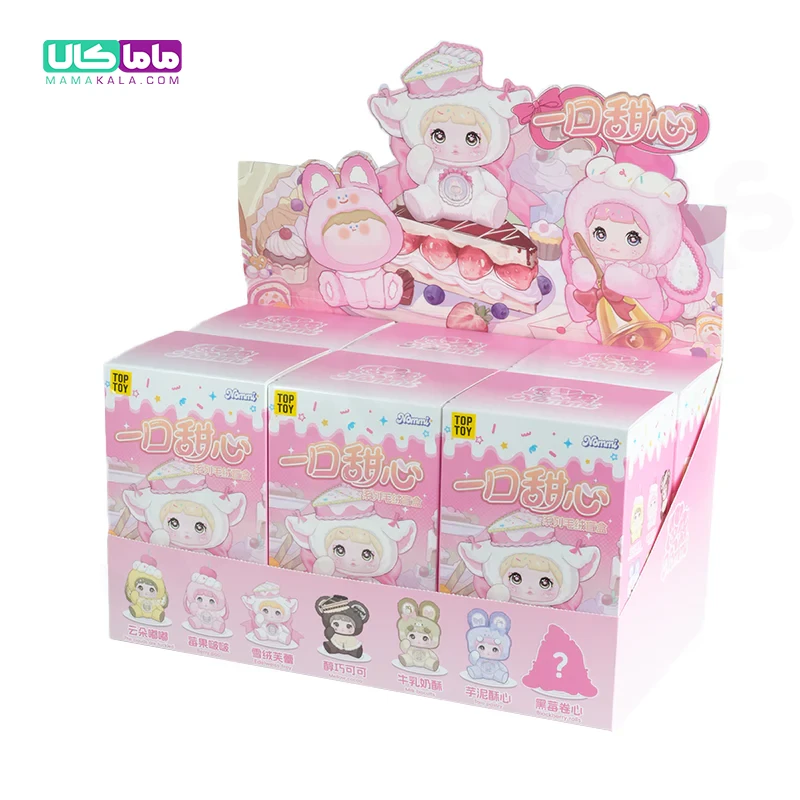 عروسک نومی چیزکیک بلایندباکس مدل 🍰 Nommi A Bite of Sweetheart برند تاپتوی 4 عروسک نومی چیزکیک بلایندباکس مدل 🍰 Nommi A Bite of Sweetheart برند تاپتوی