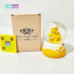 گوی چراغدار سایز کوچک مدل جوجه دختر 10 سانتیمتر