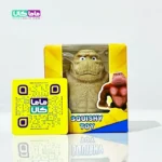 اسباب‌ بازی اسکویشی گوریل شنی قهوه ای 150 گرم