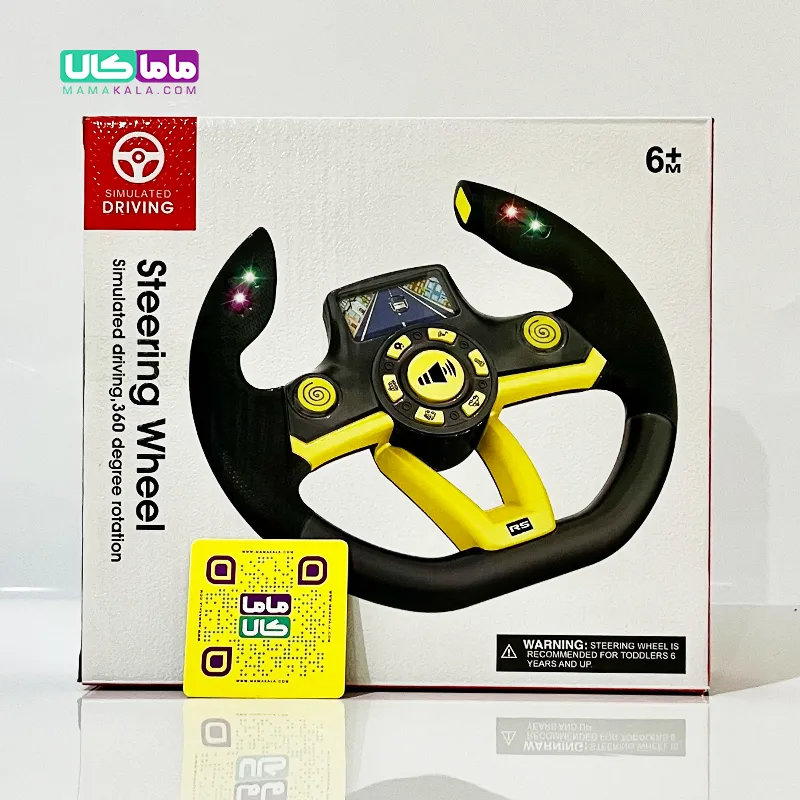 اسباب بازی فرمان ماشین موزیکال 180 درجه مدل Steering Wheel 5 اسباب بازی فرمان ماشین موزیکال 180 درجه مدل Steering Wheel