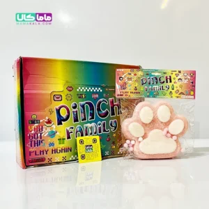 اسکویشی ژله ای پنجه گربه گلبهی مدل Pinch Family 8 اسکویشی ژله ای پنجه گربه گلبهی مدل Pinch Family