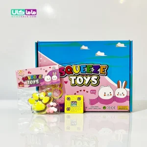 اسکویشی ژله ای پنجه خرگوش زرد مدل Squeeze Toys 10 اسکویشی ژله ای پنجه خرگوش زرد مدل Squeeze Toys