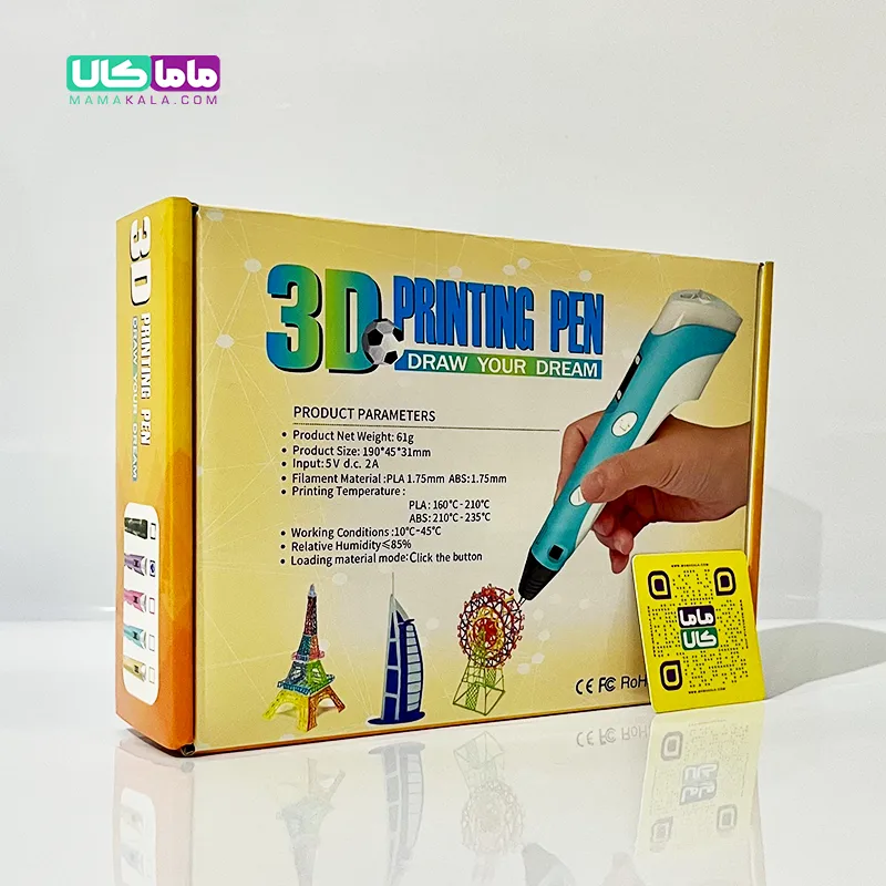 اسباب بازی قلم سه بعدی طراحی شارژی مدل 3D Printing Pen 4 اسباب بازی قلم سه بعدی طراحی شارژی مدل 3D Printing Pen
